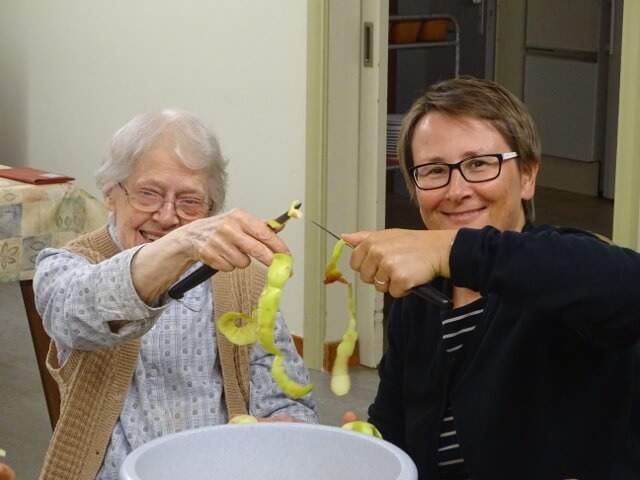 Marjorie en Jessica