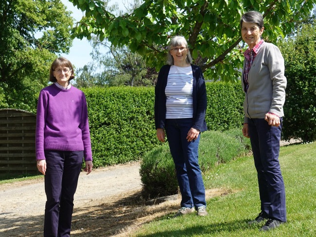 La communauté : Clara, Anna-Carin et Alice